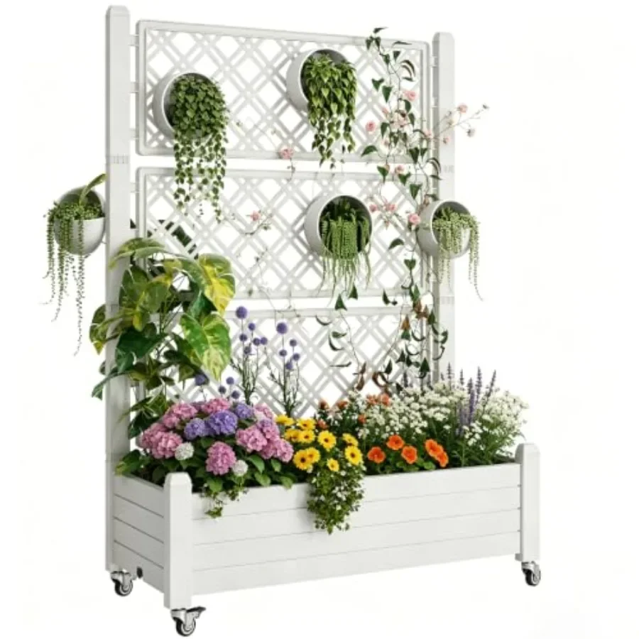 Self-Watering Planter - Rzeźbiana podstawa do ogrodzenia, donica z