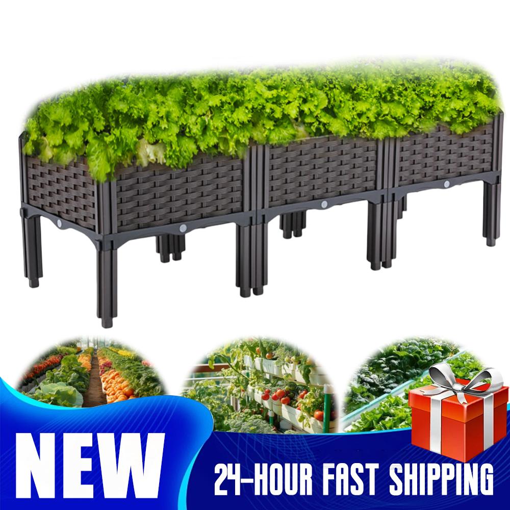 Self-Watering Planter - Podwyższona grządka ogrodowa z drenażem i