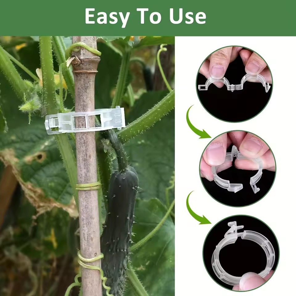 20 sztuk klipsów do podtrzymyw – Gardening Tools Vegetables recenzja i cena