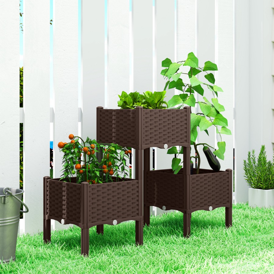 Plastikowa, podwyższona lejek  – Self-Watering Planter recenzja i cena