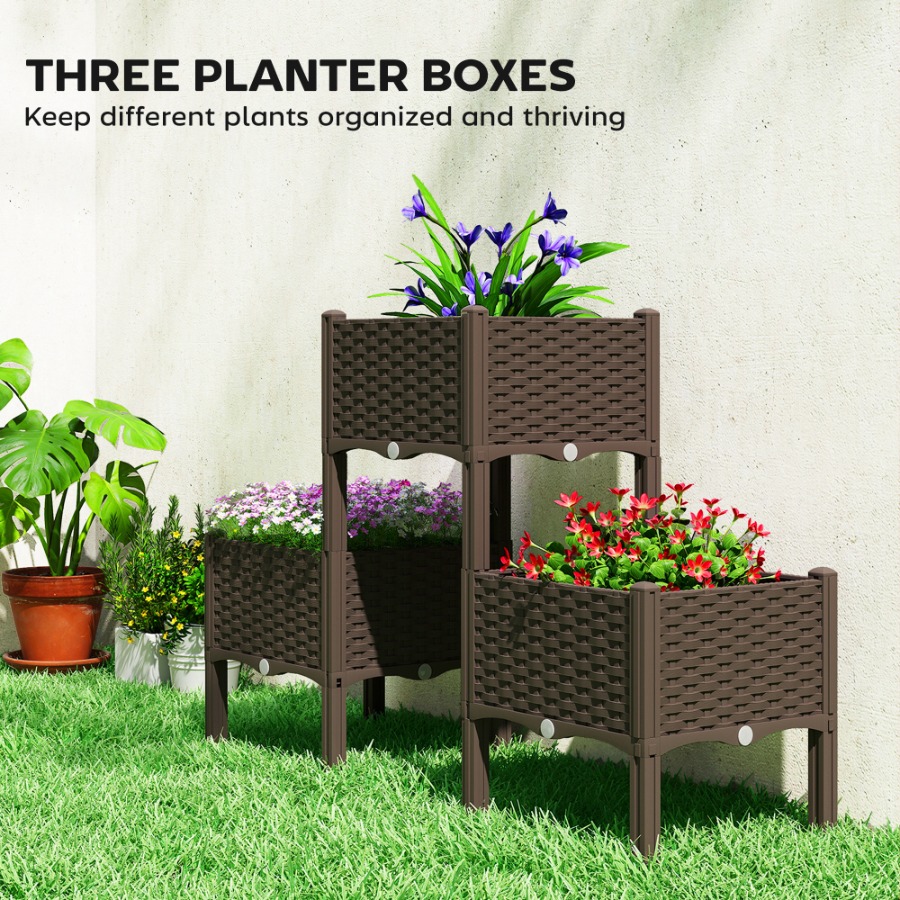 Plastikowa, podwyższona lejek  – Self-Watering Planter recenzja i cena