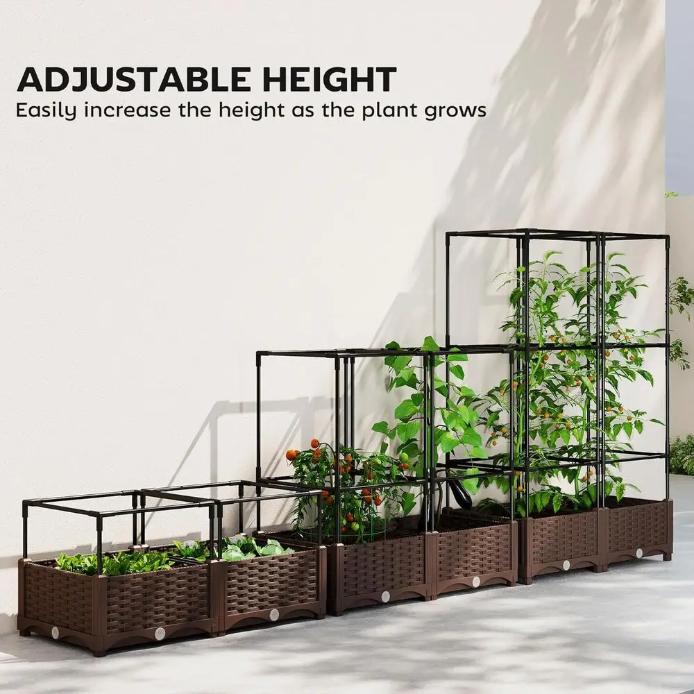 Wysoka grządka ogrodowa z krat – Self-Watering Planter recenzja i cena