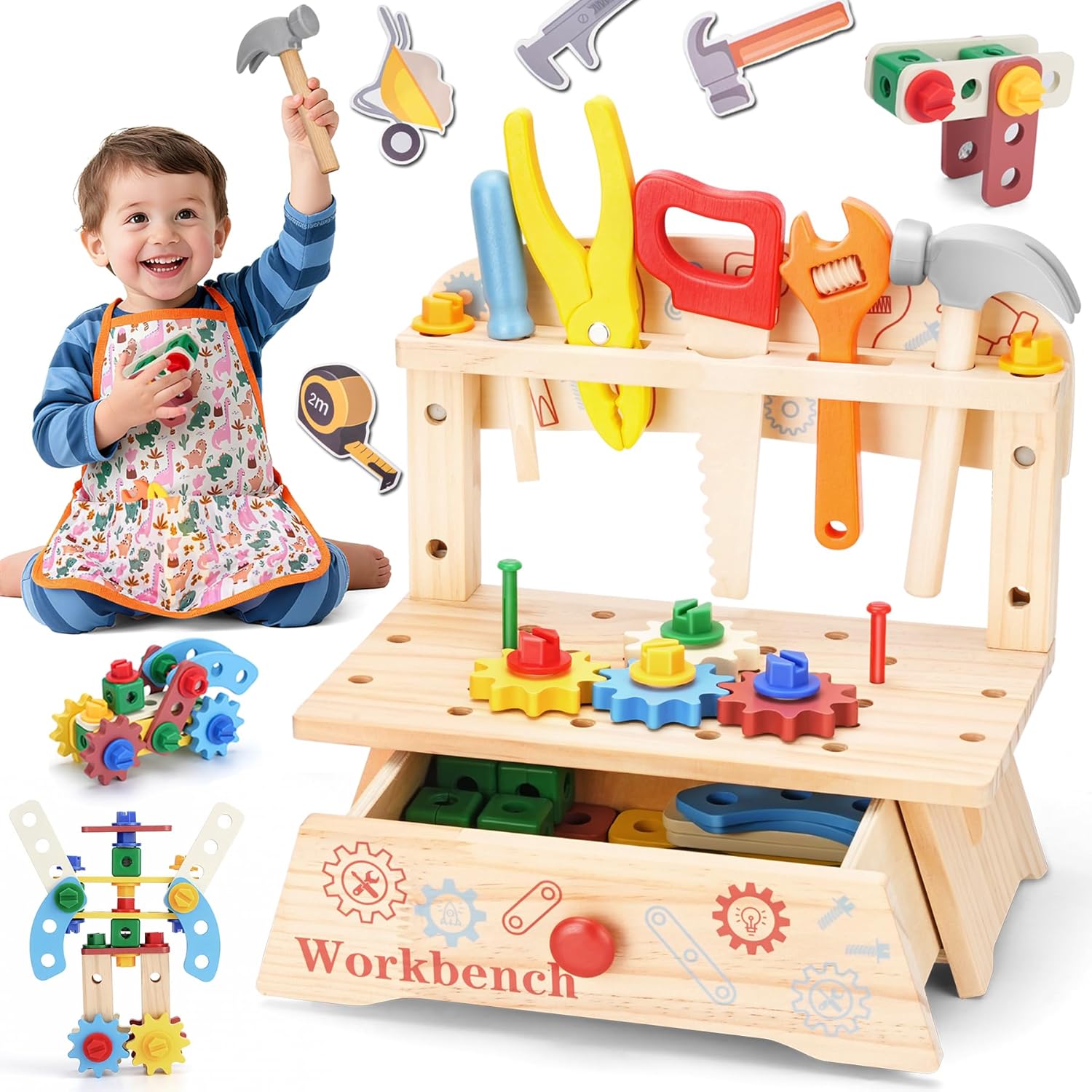 Drewniana warsztatka narzędzio – Gardening Tools Girls recenzja i cena