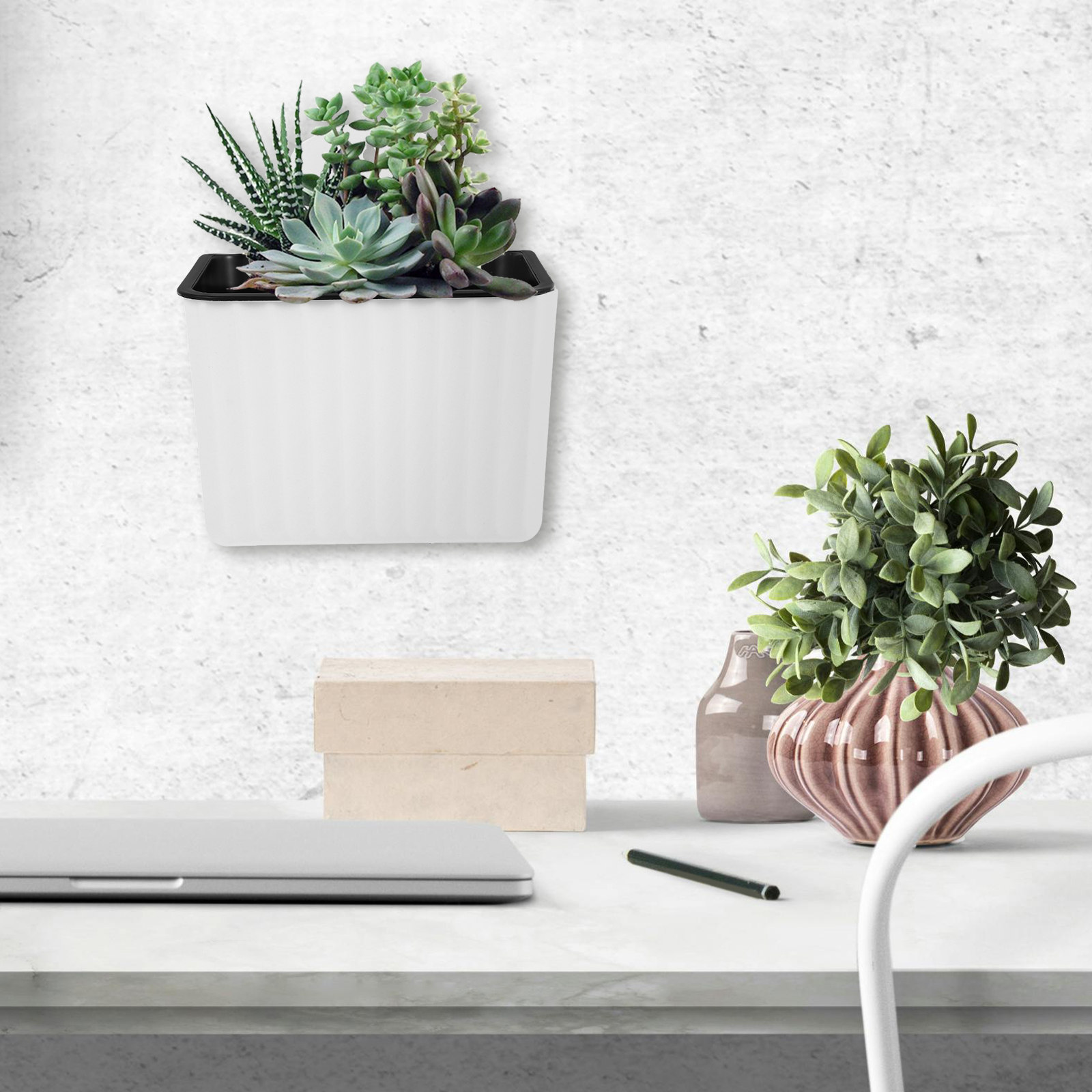 2 szt. Doniczki ścienne samona – Self-Watering Planter recenzja i cena